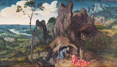 St. Jerome in the Desert by Joachim Patinir